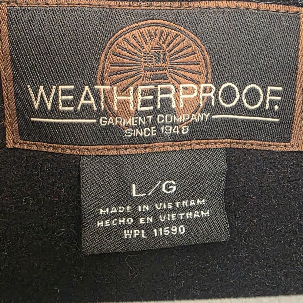 Weatherproof Olive Green Men's Button Up Jacket - Picture 3 of 3